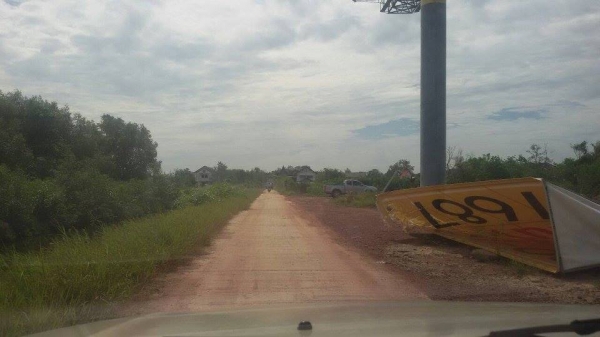 ขายที่ดิน 12 ไร่ ติดถนนพระราม 2 ถมแล้ว ตำบลกาหลง สมุทรสาคร