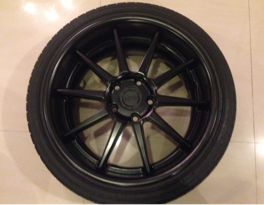 ADV1 ขอบ18 5รู120 หน้า 8.5 นิ้ว ET+30 หลัง 9.5 นิ้ว ET+30 ใส่ Series 3 E36 E46 E90 พร้อมยางปี13