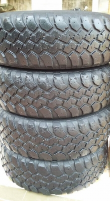 ขายยางมัด maxxis buckshot 265/75/16 ปี 12 จำนวน 1 ชุด 3500