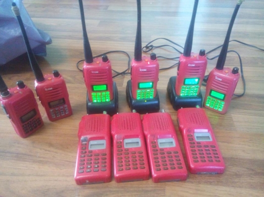 ขายเป็นซากไป ครับ Icomจีน 6 3FX 4 10ตัว 3,500บาท