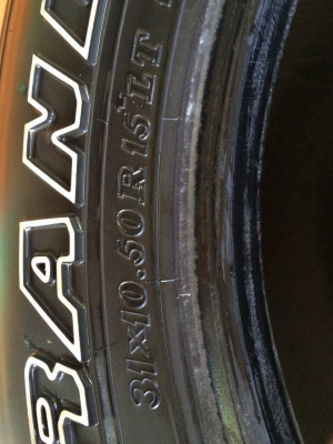 ยาง dunlop 31 สวยๆ ดอกเต็มครับ