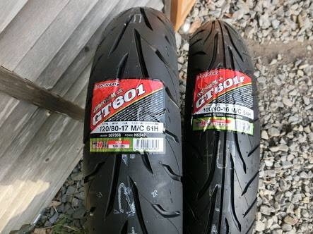 ยางใหม่จากแดนปลาดิบ Dunlop GT601  ยางใหม่ คุณภาพ เกินราคา 110 ,120 140 150 ขอบ 17