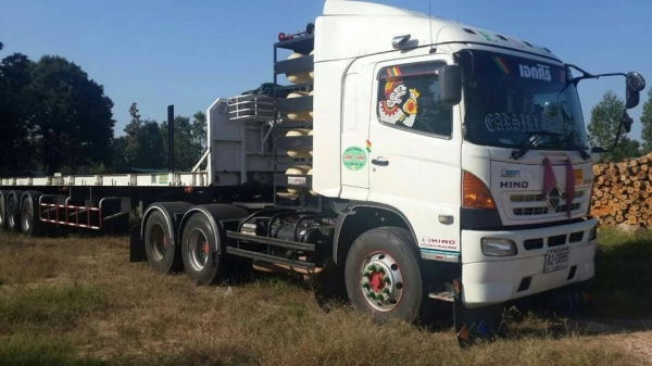 ขายด่วน HINO 360 NGV  3 เพลา หางพนัส