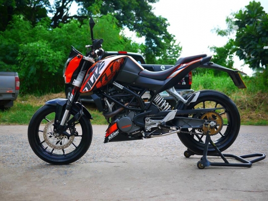 ขาย KTM DUKE 200 รถศูนย์ พร้อมทะเบียนแท้ สภาพใหม่กริ๊ป