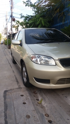 .Toyota  vios 1.5j ปี2004.ใช่น้อยมือเดียว ทะเบียน+ประกันพร้อม ช่วงล่างแน่นเหมือนรถใหม่