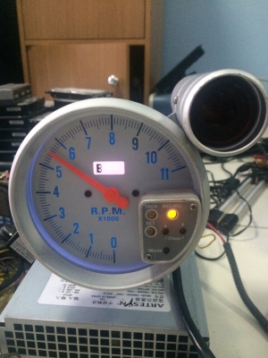 เกจวัดรอบ 5 นิ้ว Auto Gauge แท้ พร้อมชิบไลท์ สายครบ มือ2 ญี่ปุ่น