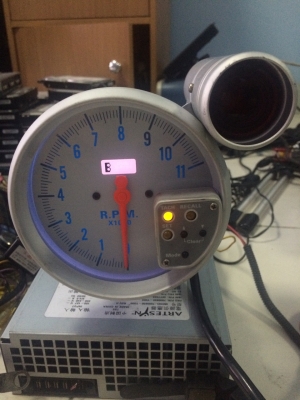 เกจวัดรอบ 5 นิ้ว Auto Gauge แท้ พร้อมชิบไลท์ สายครบ มือ2 ญี่ปุ่น