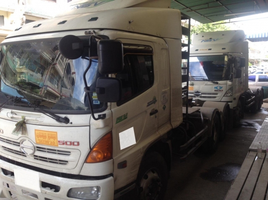 10 ล้อหัวลาก HINO ปี 54 ติดตั้งก๊าซโรงงาน