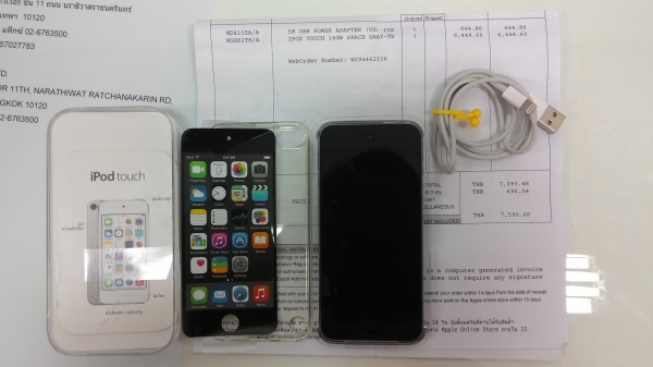 i POD Touch Gen 5 สีดำ-เทา 16 GB