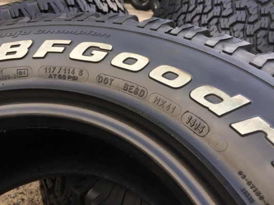 มือ2 BF Goodrich All-Terrain ขนาด 265 70 r16 ปี14 สวย
