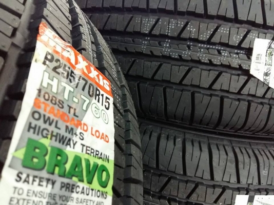ขายยาง MAXXIS BRAVO H/T 760 255/70R15 108S