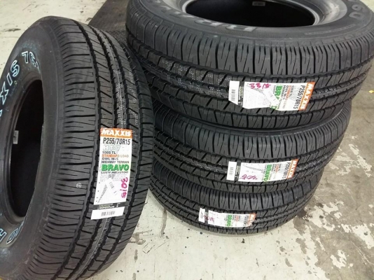 ขายยาง MAXXIS BRAVO H/T 760 255/70R15 108S