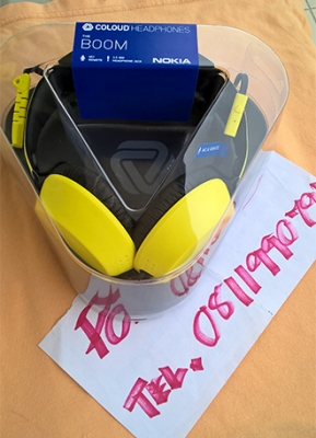 หูฟัง nokia the boom coloud  headphones 3.5mm.