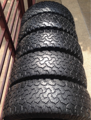 ยาง All BF goodrich 265 70 16 ปี09 จำนวน5เส้น