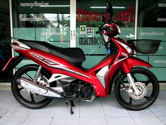 wave 125 i สีแดง (สต๊าทมือ) แต่งล้อแมกซ์ รถเดีอน มีนาคม ปี 56 ไมล์ 6พันโล เครื่องดีสีสวย  แถม 3 รายการ 33900