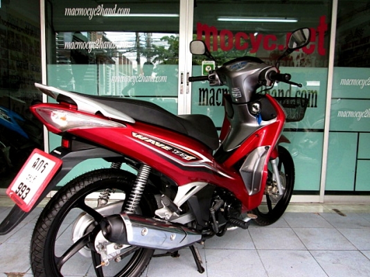 wave 125 i สีแดง (สต๊าทมือ) แต่งล้อแมกซ์ รถเดีอน มีนาคม ปี 56 ไมล์ 6พันโล เครื่องดีสีสวย  แถม 3 รายการ 33900