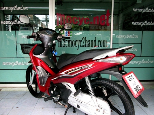 wave 125 i สีแดง (สต๊าทมือ) แต่งล้อแมกซ์ รถเดีอน มีนาคม ปี 56 ไมล์ 6พันโล เครื่องดีสีสวย  แถม 3 รายการ 33900