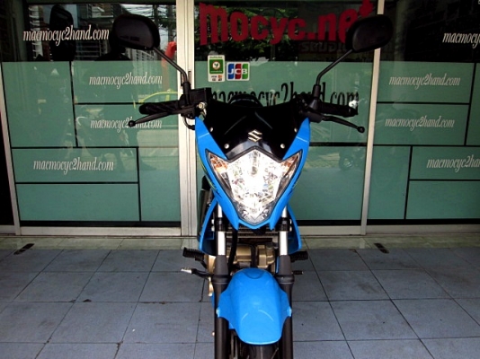 RAIDER 150 สีฟ้าลายใหม่ ยอดนิยม รถเดือน กรกฎาคม ปี 57ไมล์ 6 พันโล เดิมสวย   แถม 3รายการ 40900