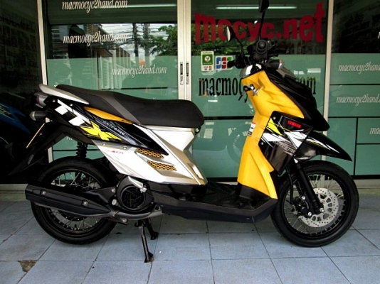 ttx  สีเหลืองดำ รถเดือน กุมภาพันธ์ ปี56 ไมล์ 1 หมื่นโล เครื่องดีเงียบ ยางดีพร้อมใช้ โปรโมชั่น แถม 3 รายการ 24900