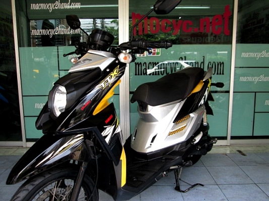 ttx  สีเหลืองดำ รถเดือน กุมภาพันธ์ ปี56 ไมล์ 1 หมื่นโล เครื่องดีเงียบ ยางดีพร้อมใช้ โปรโมชั่น แถม 3 รายการ 24900