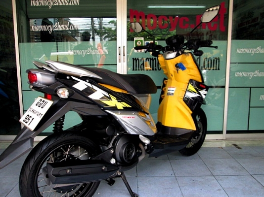 ttx  สีเหลืองดำ รถเดือน กุมภาพันธ์ ปี56 ไมล์ 1 หมื่นโล เครื่องดีเงียบ ยางดีพร้อมใช้ โปรโมชั่น แถม 3 รายการ 24900