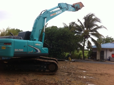 ต้องการให้เช่ารถแมคโครและรับเหมางาน