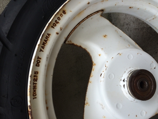 กะทะล้อ10นิ้วดิสหน้าของรถป๊อปยามาฮ่า กะทะล้อ10นิ้วดิสหน้าของรถป๊อปยามาฮ่า