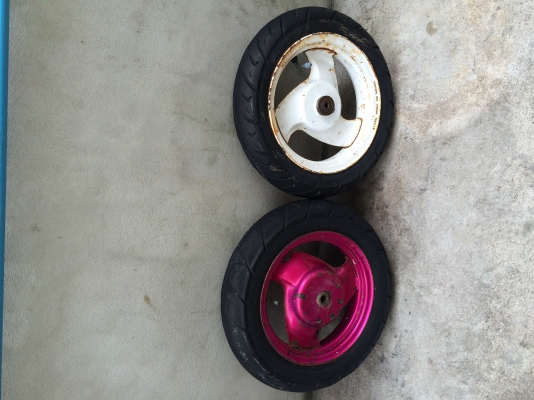 กะทะล้อ10นิ้วดิสหน้าของรถป๊อปยามาฮ่า กะทะล้อ10นิ้วดิสหน้าของรถป๊อปยามาฮ่า