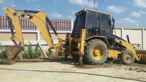 ขายด่วนรถตักหน้า ขุดหลัง 424B รถนอก โทร0931377833