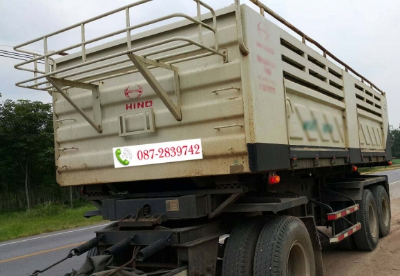 ขายรถพ่วงดัมพ์ แม่-ลูก 22 ล้อ HINO 380 แรงม้า ปี 2555 ไมล์ 105,XXX กม. ขายรถพ่วงดัมพ์ แม่-ลูก 22 ล้อ HINO 380 แรงม้า ปี 2555 ไมล์ 105,XXX กม.