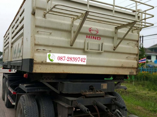 ขายรถพ่วงดัมพ์ แม่-ลูก 22 ล้อ HINO 380 แรงม้า ปี 2555 ไมล์ 105,XXX กม. ขายรถพ่วงดัมพ์ แม่-ลูก 22 ล้อ HINO 380 แรงม้า ปี 2555 ไมล์ 105,XXX กม.