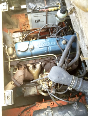 -:-*&bull;*ข า ย ร ถ ย ก นำ เ ข้ า*&bull;*-:-NISSAN PH02M25 เสา4เมตร งาเท เครื่องเบนซิล สนใจติดต่อ083-062-0223/098-329-9549(ปอนด์)