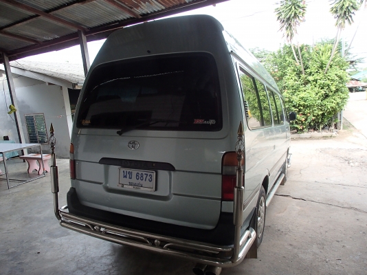 ขายตู้ COMMUTER หลังคาสูง ปี 46 เครื่อง 5L 3000cc รถบ้านเดิมจัดไม่เคยผสมสีซักชิ้นไม่มีชนเดิมมากๆ ขายตู้ COMMUTER หลังคาสูง ปี 46 เครื่อง 5L 3000cc รถบ้านเดิมจัดไม่เคยผสมสีซักชิ้นไม่มีชนเดิมมากๆ