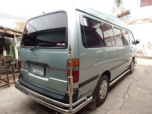 ขายตู้ COMMUTER หลังคาสูง ปี 46 เครื่อง 5L 3000cc รถบ้านเดิมจัดไม่เคยผสมสีซักชิ้นไม่มีชนเดิมมากๆ ขายตู้ COMMUTER หลังคาสูง ปี 46 เครื่อง 5L 3000cc รถบ้านเดิมจัดไม่เคยผสมสีซักชิ้นไม่มีชนเดิมมากๆ