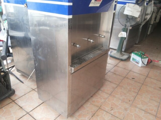 ตู้ นํ้าเย็น 3 หัว พร้อมชุดกรอง RO อย่างดี มี 4 ชุด ยังใหม่ เลือกได้