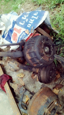 ขายคานหน้า isuzu npr115 แท้ 6น็อท