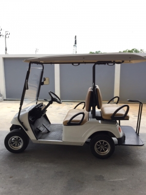 รถกอล์ฟไฟฟ้าแถวเดียว 4 ที่นั่ง ชาร์จไฟบ้าน รถกอล์ฟไฟฟ้าแถวเดียว 4 ที่นั่ง ชาร์จไฟบ้าน