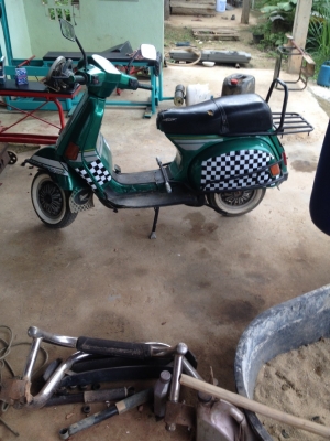 ขายVespa cosa สีเขียว ขายVespa cosa สีเขียว