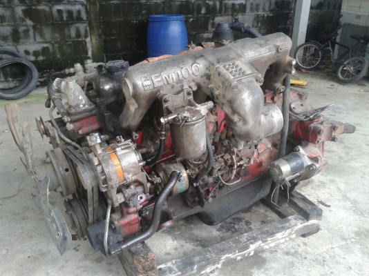 ขายเครื่องยนต์-พร้อมเกียร์(เครื่องยนต์ตัดรถ) HINO EM-100 220 แรง