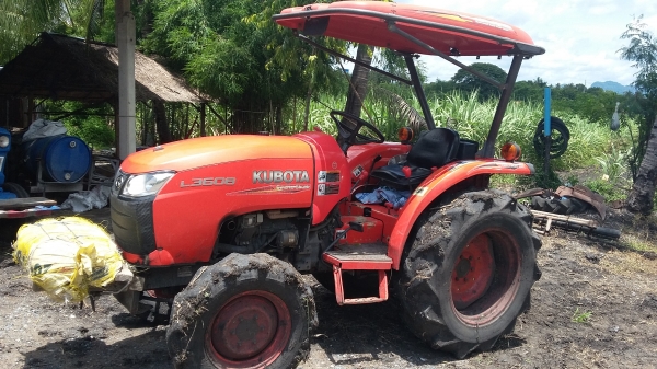 คูโบต้า L3608 พร้อมโรตารีช้าง