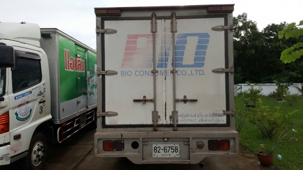 ขาย 6 ล้อ ตู้แห้ง 3 บาน ยาว 5.50 เมตร HINO MEGA ปี 48 เครื่องเดิม JO5C 145 แรงม้า คัสซีสวยตลอดเส้น เก๋งบางเดิม ภายในสวย ทะเบียนพร้อมโอนครับ
