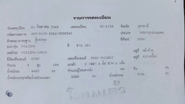 ขาย 6 ล้อ ตู้แห้ง 3 บาน ยาว 5.50 เมตร HINO MEGA ปี 48 เครื่องเดิม JO5C 145 แรงม้า คัสซีสวยตลอดเส้น เก๋งบางเดิม ภายในสวย ทะเบียนพร้อมโอนครับ