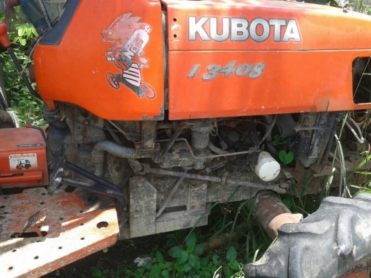 ขายตรถไถ KUBOTA L3408 ปี 50 เอกสารเล่มทะเบียนครบ รถใช้งานได้ปกติ อุปกรณ์มีแค่โรตารี่ครับ