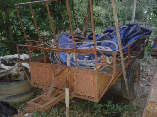 คูโบต้าL2000พร้อมผานและพ่วงลาก