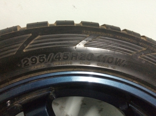 ขายยาง yokohama พร้อมแม็ก 295 45 20   yy 3313  สวยสุด
