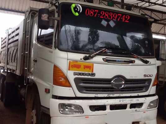 ขายรถดั้มพ์ 5 คัน 10 ล้อ 2 เพลา มีระบบลากจูง HINO ซีรี่ย์ 500 / 380 แรงม้า