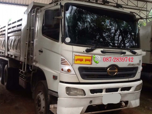 ขายรถดั้มพ์ 5 คัน 10 ล้อ 2 เพลา มีระบบลากจูง HINO ซีรี่ย์ 500 / 380 แรงม้า