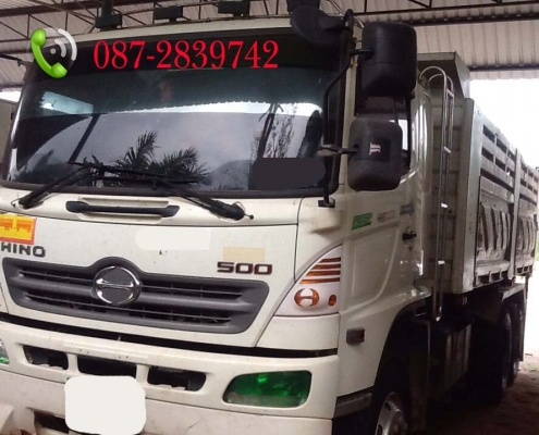 ขายรถดั้มพ์ 5 คัน 10 ล้อ 2 เพลา มีระบบลากจูง HINO ซีรี่ย์ 500 / 380 แรงม้า
