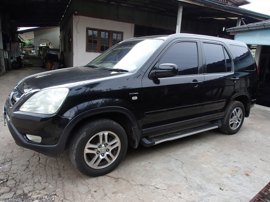 ขาย CRV 2.0 ปี 03 เครื่องดีสีสวยไม่มีชนรถบ้านแอร์CDครบยางใหม่ เบนซิน+LPGหัวฉีดโดนัด