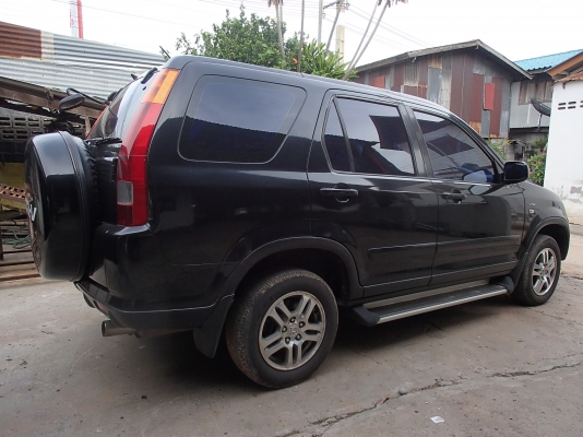 ขาย CRV 2.0 ปี 03 เครื่องดีสีสวยไม่มีชนรถบ้านแอร์CDครบยางใหม่ เบนซิน+LPGหัวฉีดโดนัด